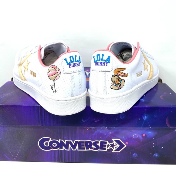💖MEGA SALE💖Converse Men 172481C PRO LEATHER OX White Onyx Multi Basketball - Picture 4 of 12